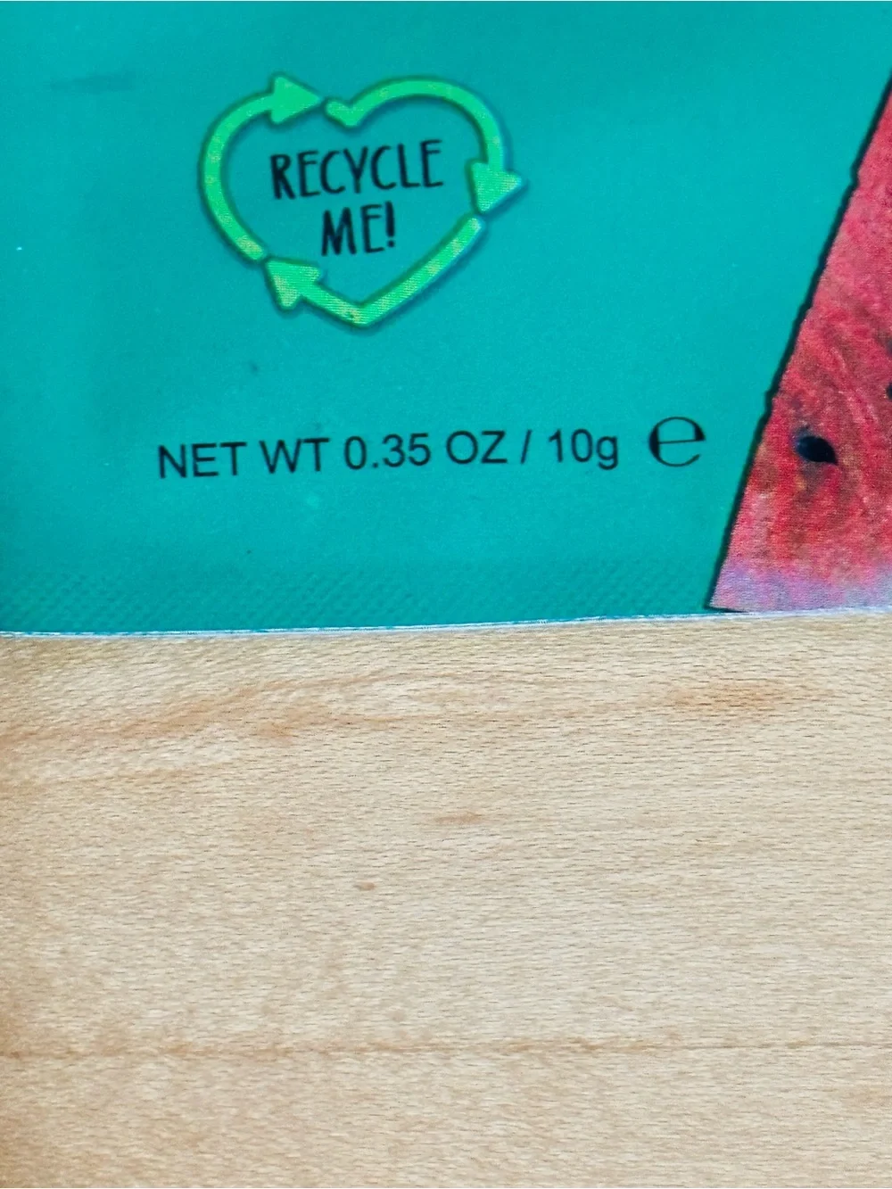 que bella Refreshing Watermelon Peel-Off Mask - Teal